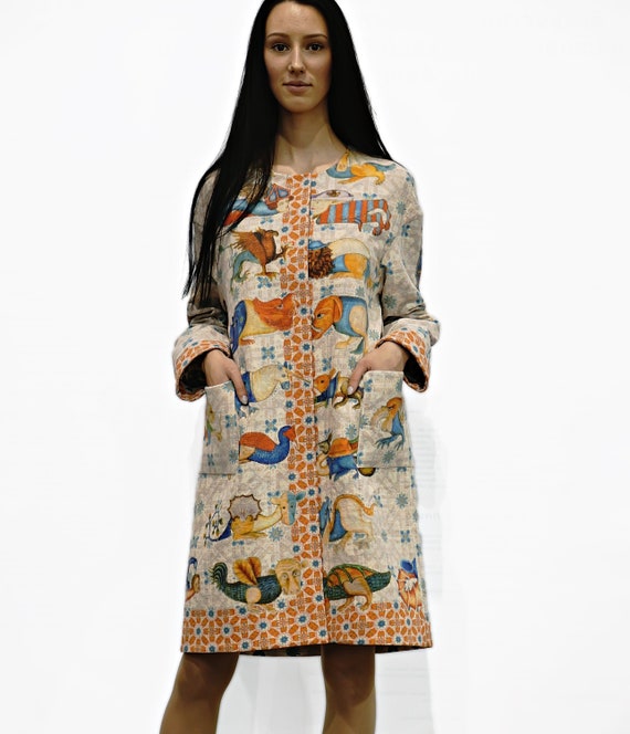 Lightweight Womens Coat Summer Designer Coat Etsy