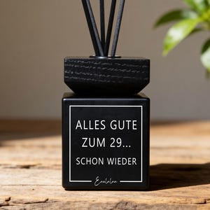 Lustige Duftstäbchen mit Spruch | Alles Gute zum 29 schon wieder | Lustiges 30 Geburtstag Geschenk | Reed Diffuser 150ml | Humor Geschenk