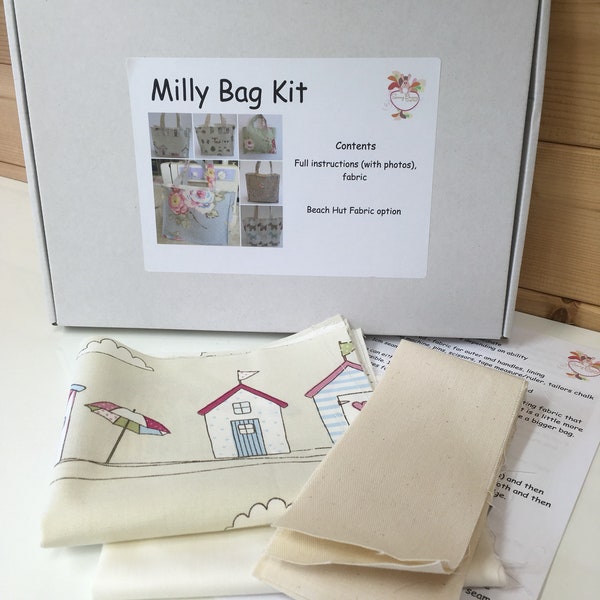 Small tote kit make your own lunch bag tutorial and kit
