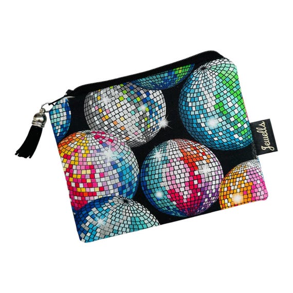 Disco Ball Glitter Purse Coin Purse Pouch Sizes Australia