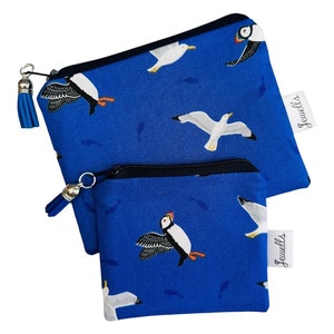 Bolsa de tecido Seagull Puffin 2 tamanhos azul marinho
