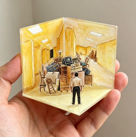 The Backrooms movie Acrylic Standee, Gift for Horror Fans