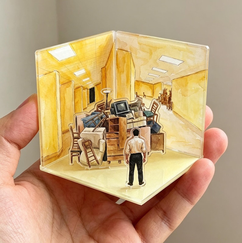 The Backrooms movie Acrylic Standee, Gift for Horror Fans image 1