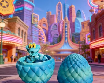 3D gedruckt, Z00t0pi3 Gary Schlange - Flexibles Fidget Schreibtischspielzeug, 30 cm/40 cm/60 cm/75 cm