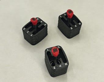 3D Printed Gear Shifter Fidget Toy, Mini Stick Shift Desk Toy, Stress Relief Gadget