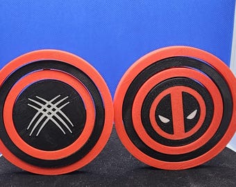 Deadpool‑Style Gyroscopic Spinner | Hero Parody Fidget Toy | 3D Printed Collectible