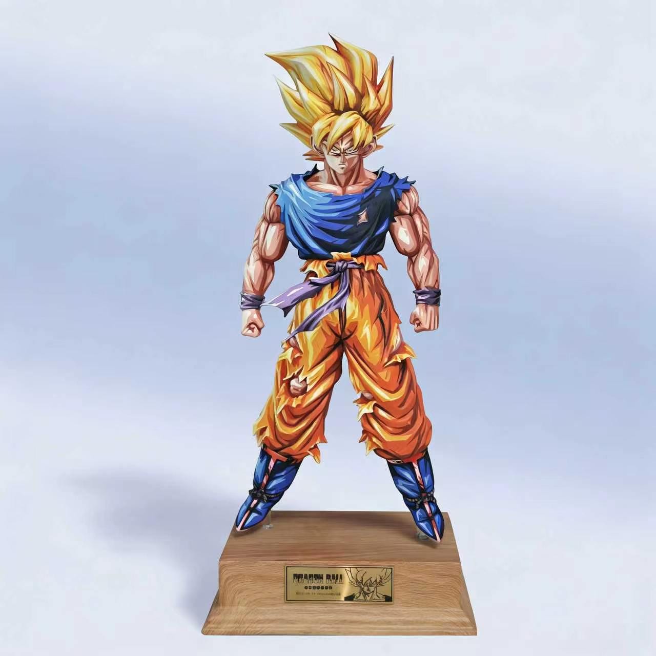 Figurine dragon ball super Goku Ultra Instinct maîtrisé (2d) - Collection