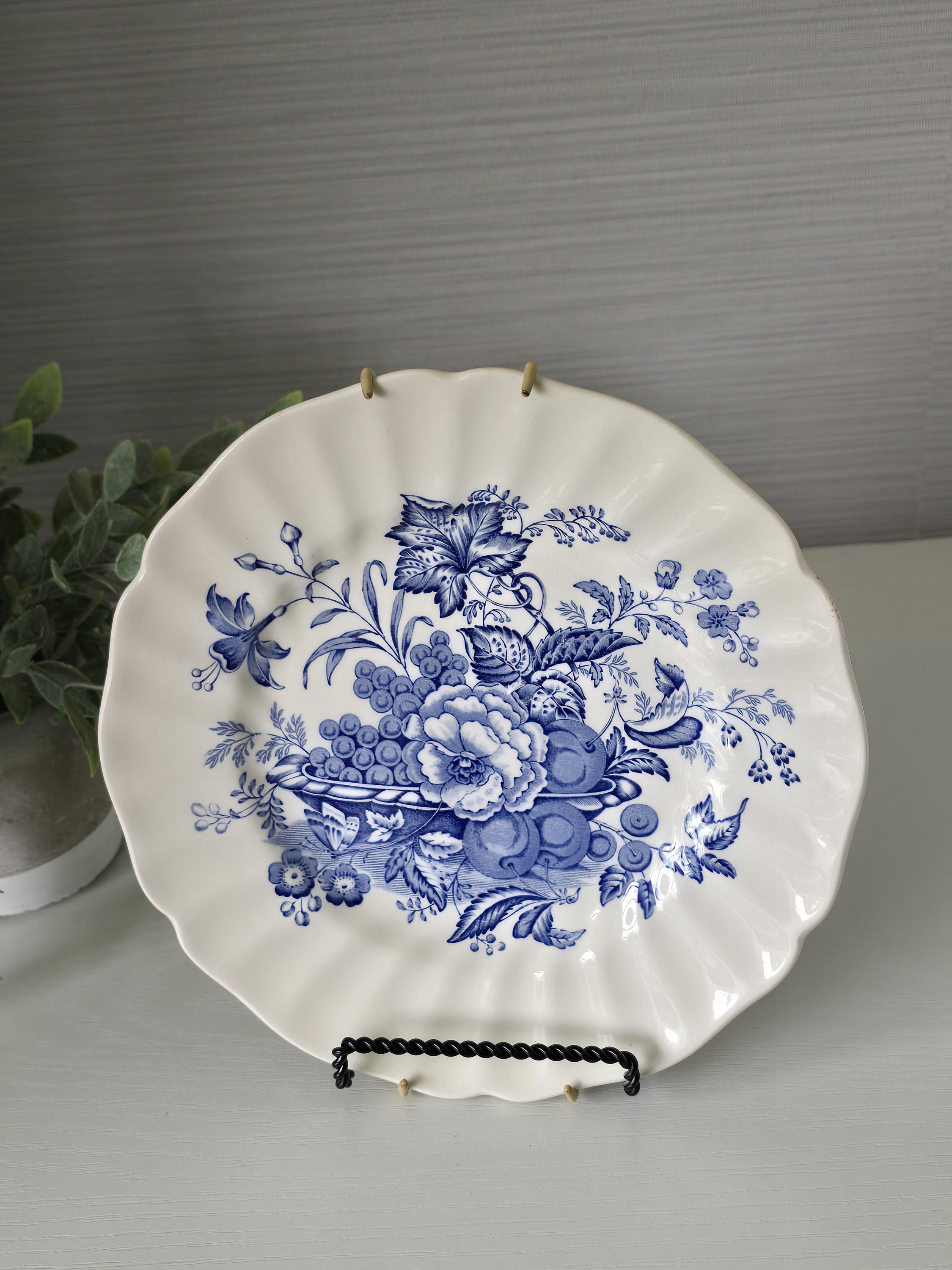 Blue Floral Doulton - Etsy
