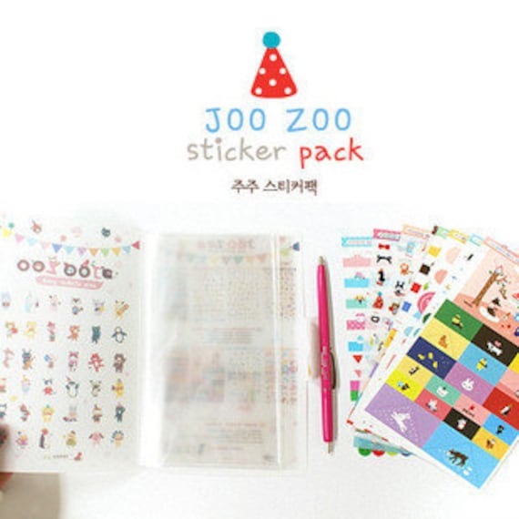 STICKER SHEET Zoo 812