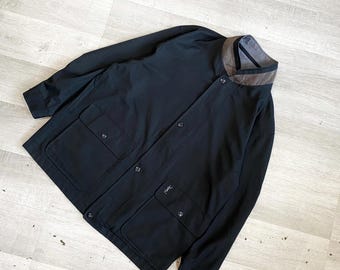 Vintage YSL Yves Saint Laurent Reversible Big Logo Jacket - Etsy