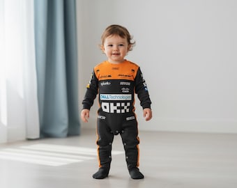 MCLR Formula 1 Inspired Baby Bodysuit – 2026 Season Newborn & Infant Outfit