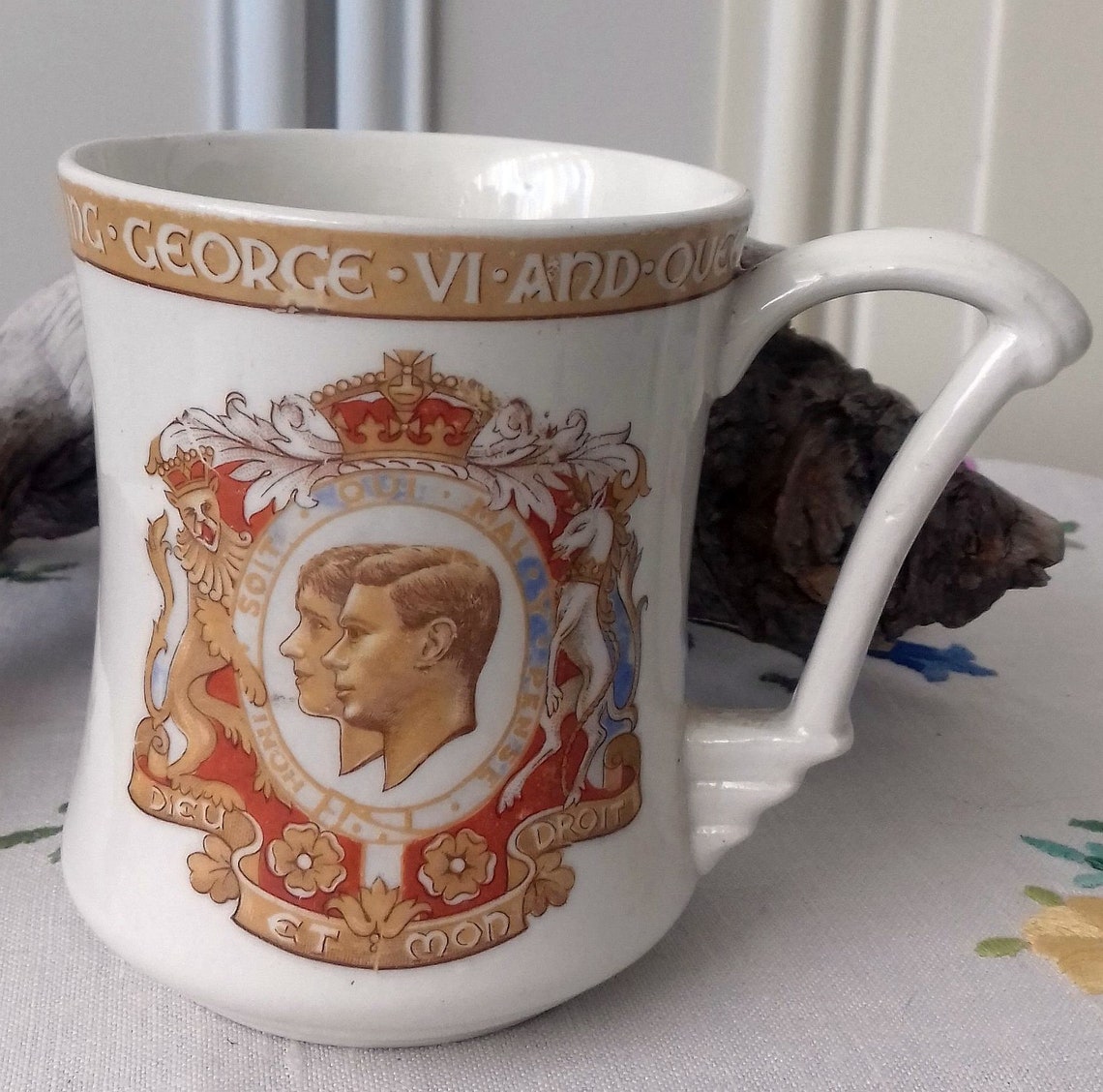 King George VI Coronation 1937 Commemorative Mug From | Etsy