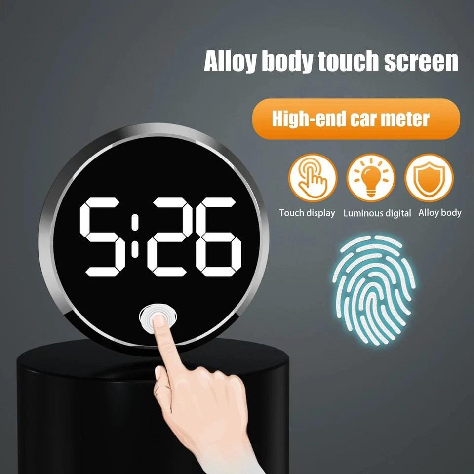 Car Clocks for Dash Digital Dashboard Clock Mini Electronic Clock ...