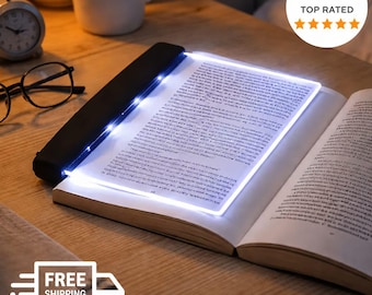 LED Book Reading Light – Portable Eye-Caring Night Lamp