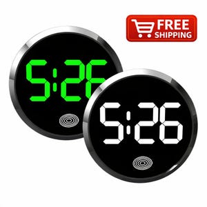 Car Clocks For Dash Digital Dashboard Clock Mini Electronic Clock Vehicle