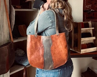 St. John's River Leather Tote / 1974 Leather Tote / Leather Tote Bag / Tote Bag