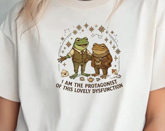 Funny Frog  T-shirt,I Am the Executive of This Dysfunction Unhinged Stupid Odd Silly Awkward Tee ,Sarcastic Humor Graphic Tee