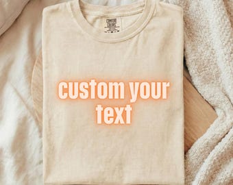 Custom Text Shirt,Personalized Custom Shirt, Custom Made Tshirt, Matching Custom Shirts,