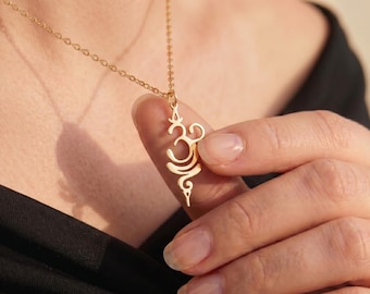 925 Silver Breathe Halsband, Elegant Just Breathe Halsband, Mindfulness Smycken, Yoga Inspirerade Smycken, Fridfull Symbol, Gåva för Yogaälskare
