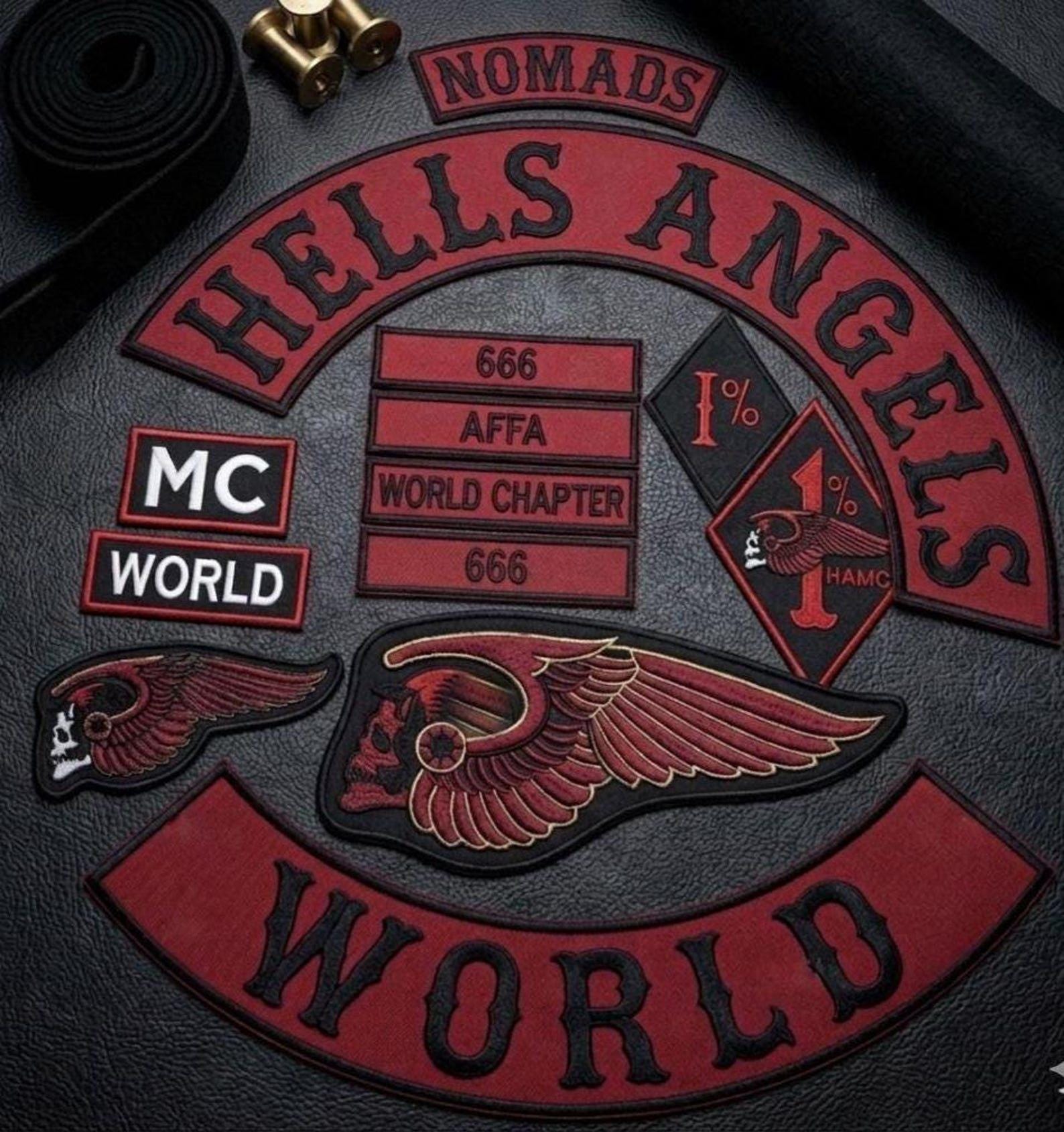 Hells angels mc 1 percent patch - Etsy 日本