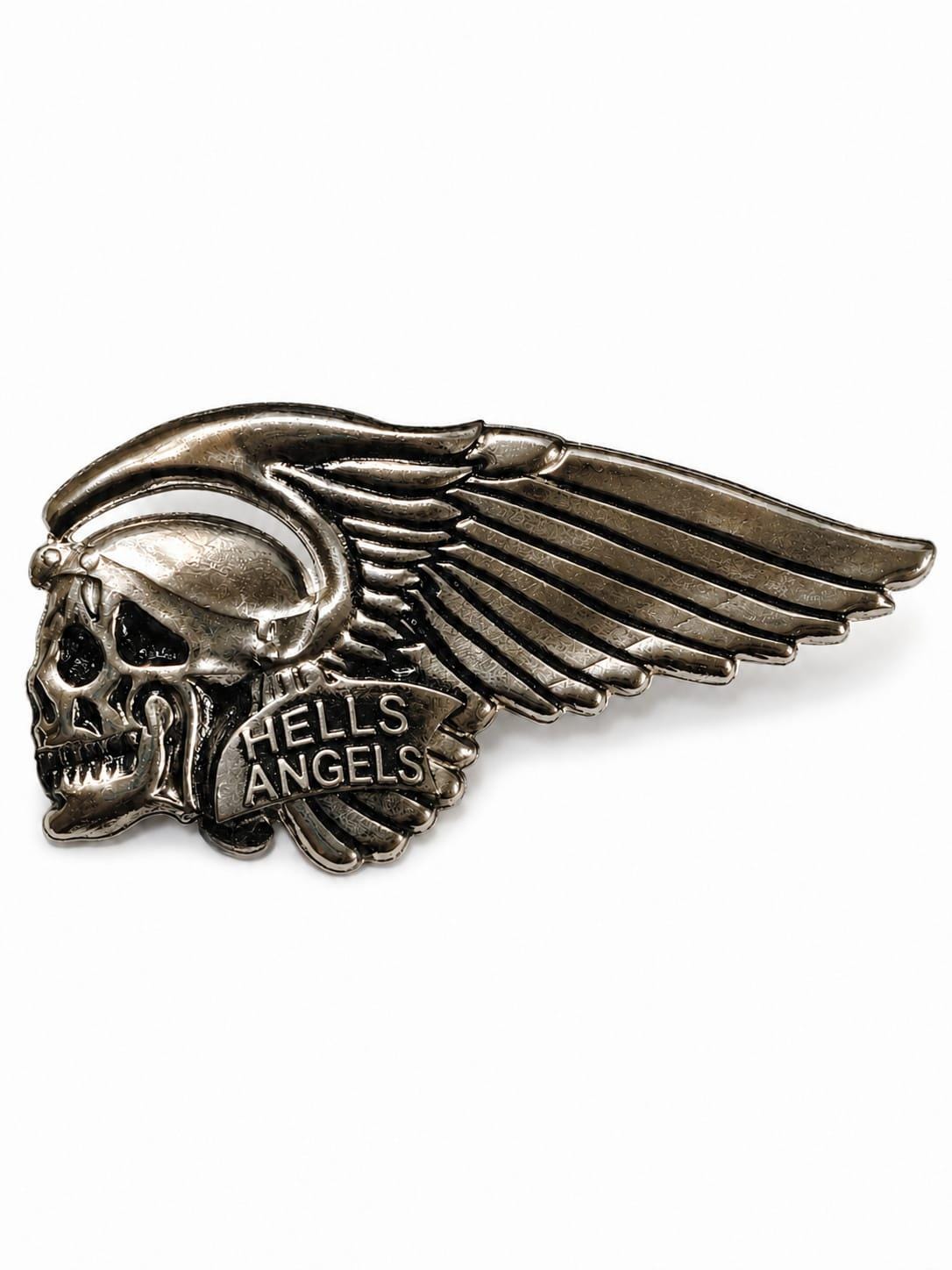 シルバースカル　スカル ウィング　PIN　SS　ヘルズエンジェルズ バッチ Hells angels - Etsy 日本