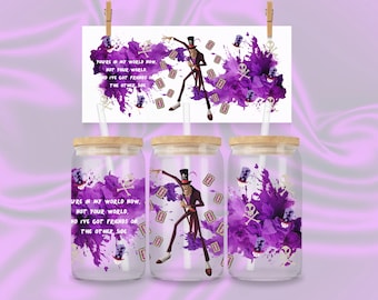 Princess and the Frog 16oz Glass Wrap – Villains Dr. Facilier (PNG Download)