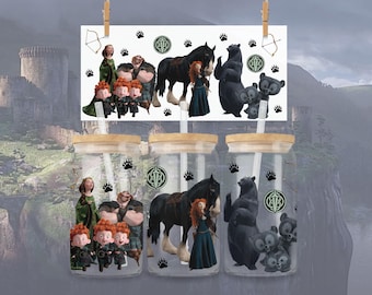 Fate & Family 16oz Libbey Can Glass Wrap – Merida (PNG Download)