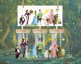 Bayou  Dreams of New Orleans 16oz Glass Wrap - Princess Tiana (PNG Download)