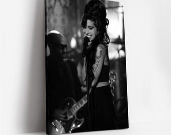 Plakat na płótnie z Amy Winehouse, piosenkarką, dekoracja ścienna, wystrój domu