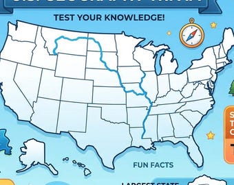 U.S. Geography Trivia Pack #2