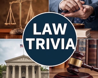 Law Trivia Pack #3