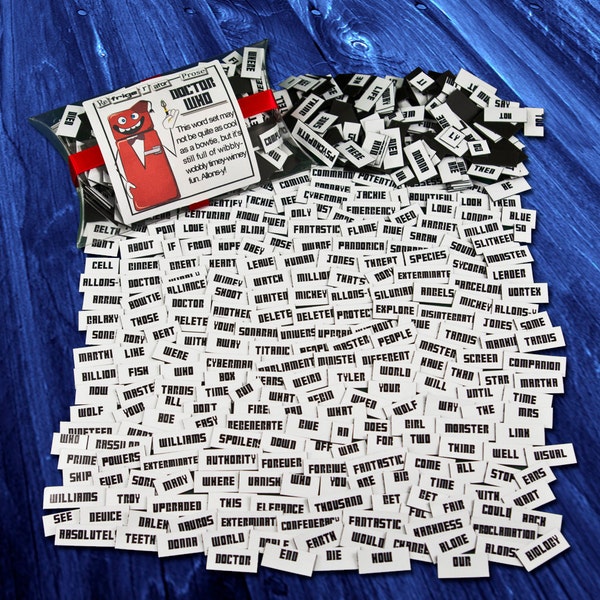 Doctor Who Magnet Word Set