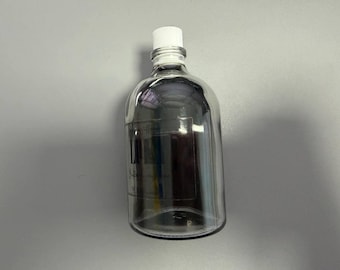 Apothecary Glass Bottle, Vintage Glass Jar, Decorative Storage Bottle, Witchcore Decor