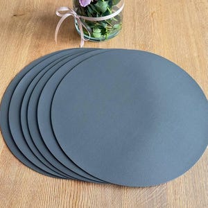 Platzset rund abwaschbar
