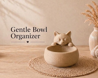 File per la stampa 3D di un organizer per gatti Gentle Bowl, inclusa licenza commerciale (STL, 3MF)