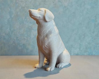 Scultura di Labrador Retriever dal carattere calmo – File per stampa 3D STL, 3MF (Licenza commerciale)
