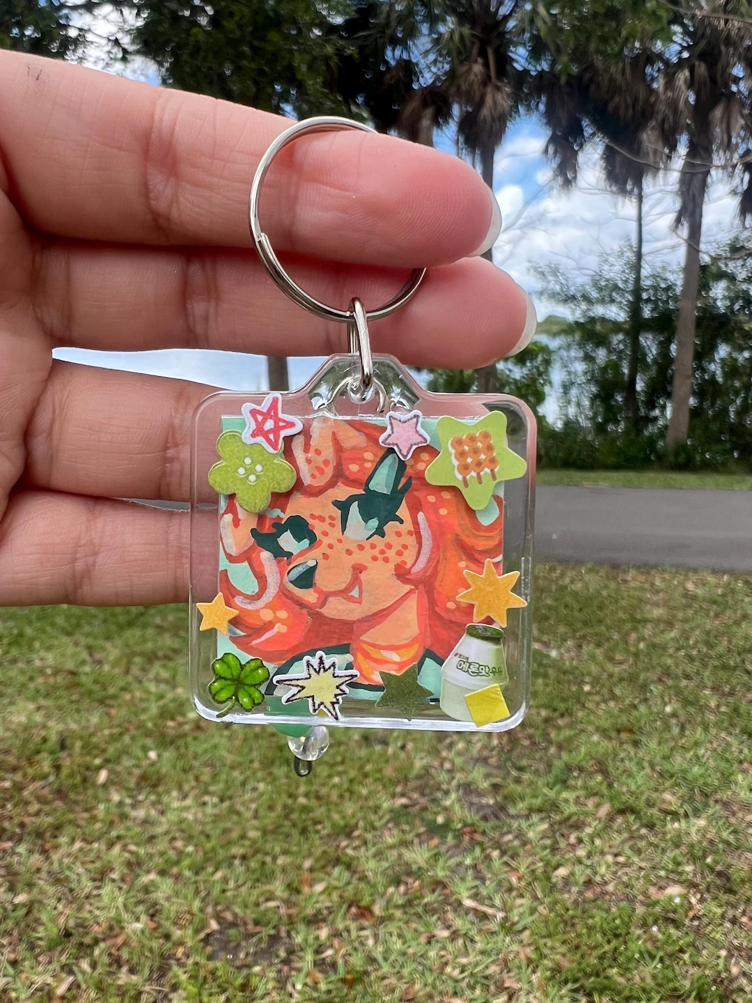 Handmade Furry Keychain | Original Character Art, Bag Charm (8-9cm) - Etsy