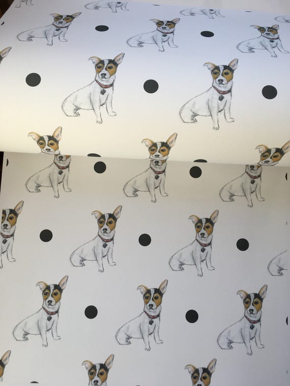 Arty Penguin Birthday Quality NEW Cockapoo Dog Wrapping Paper Sheets /& Tags