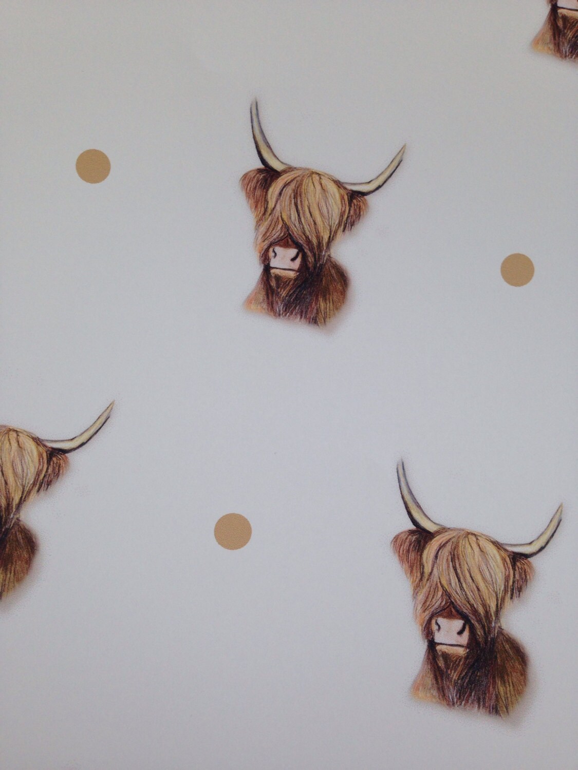 Highland Cow Wrapping Paper Gift Wrap Highland Cow Gift FOR Etsy UK