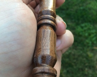 Walnut Wand - One of a Kind Style - Solid Wood (Durable)