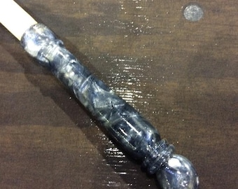 Blue and Silver Color Swirl Wand