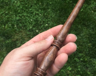 Walnut Wand - Spike Style -