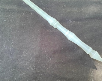 Elegante bacchetta di selenite - Un pezzo unico