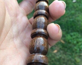 Walnut Wand - Many Orbs - One of a Kind Design - Solid Wood (Durable)