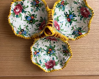 Vintage Triple Section Serving Dish