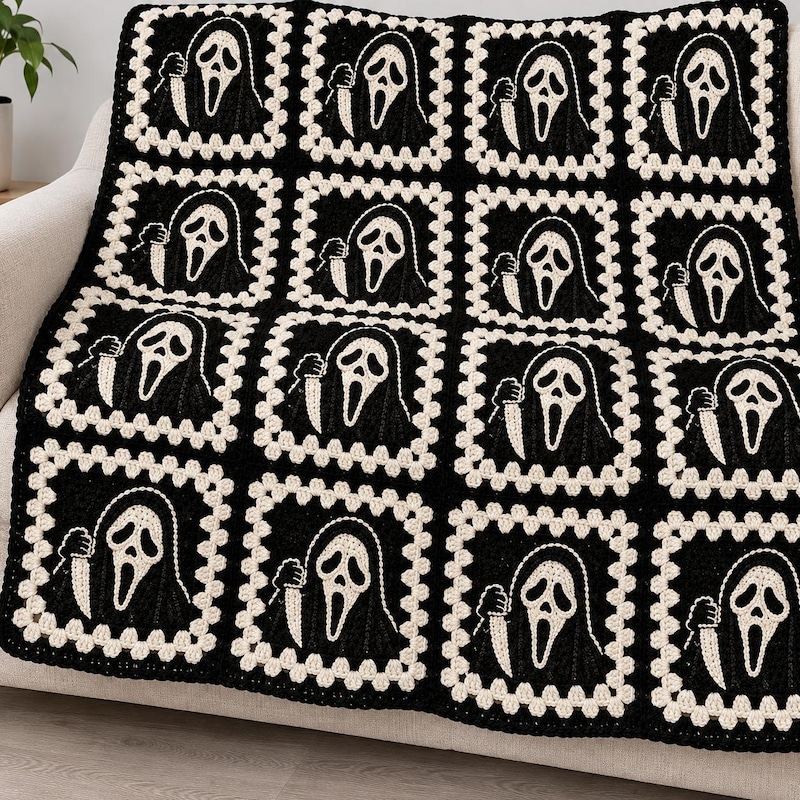 Scream Granny Square - Etsy