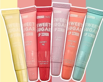 Zuckersüsses Lippenpeeling | Dessert-Aromen, Feuchtigkeits-Peeling, Lippenpflege-Bundle