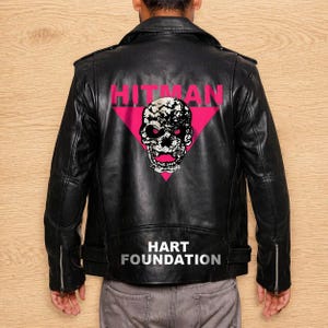 Handmade Men’s Black Real Leather Biker Jacket – Vintage Distressed Motorcycle Style with Classic Lapels jacket