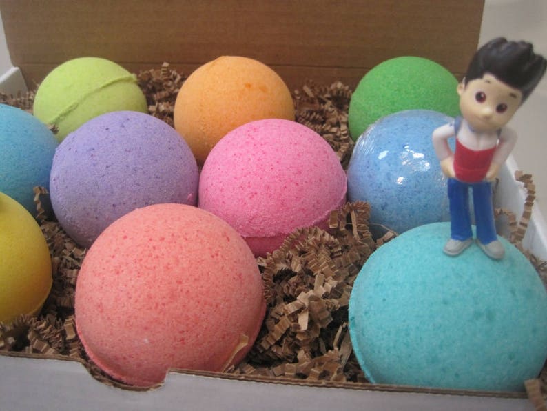 Paw Patrol Bath Bombs With Toy Inside Etsy
