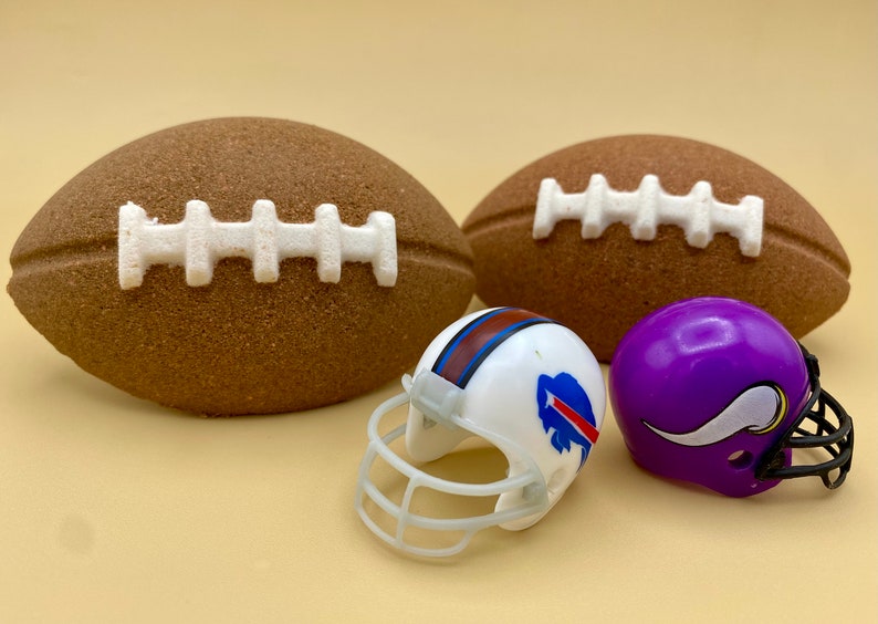 Football Bath Bomb with Toy Inside image 9